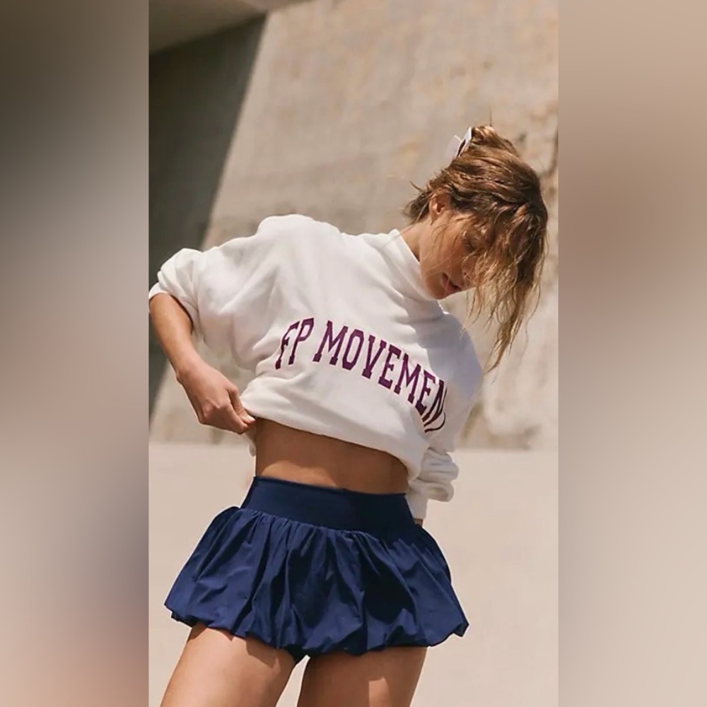 NWT FP Movement Day All Day Bubble Skort